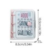Saving Challenge Book $1000, 3 Ring Binder Clear Cover Money