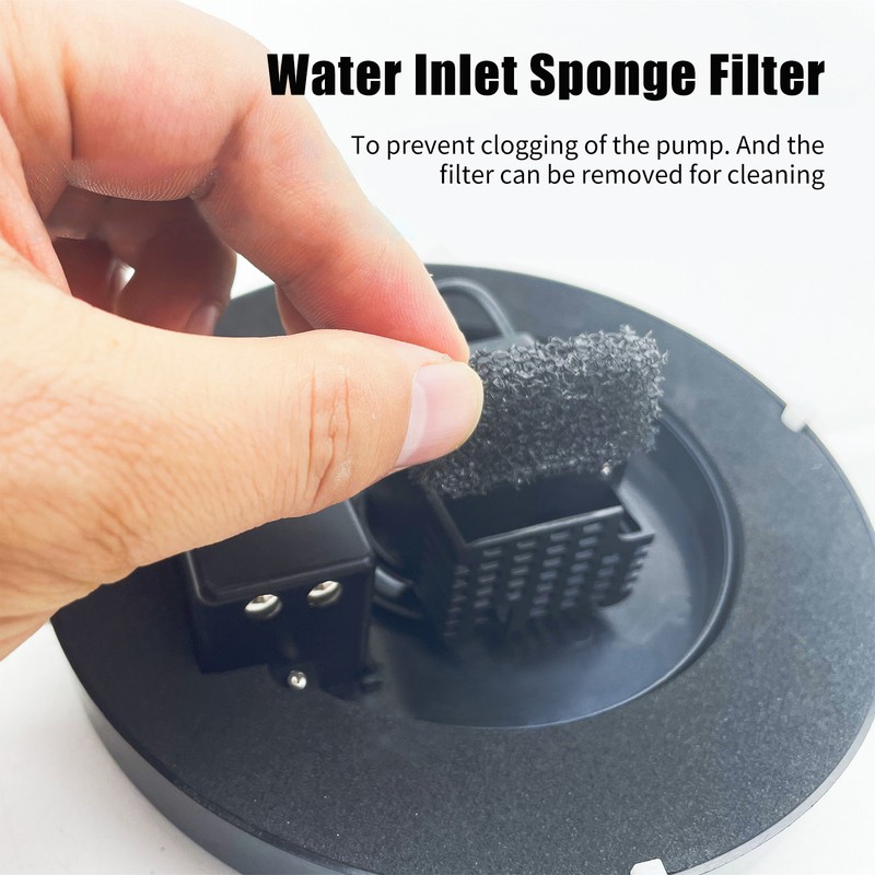 1.5W Solar Fountain Pump with 6 Nozzles Filter Anti-collision Bar