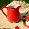 Widdop Cottage Garden Ceramic Strawberry Themed Dinnerware - Strawberry Jug