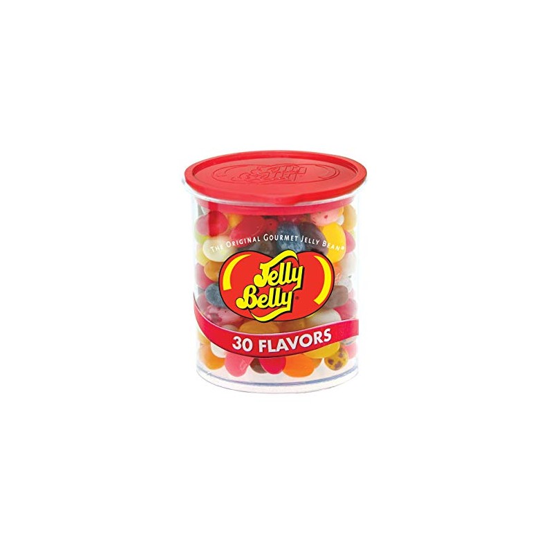 Jelly Belly Jelly Beans, 30 Flavors, 7-oz Clear Can