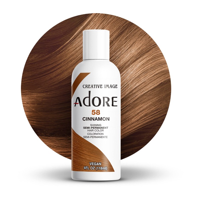 RINSE OUT SEMI-PERMANENT HAIR COLOUR CINNAMON(58) by Adore