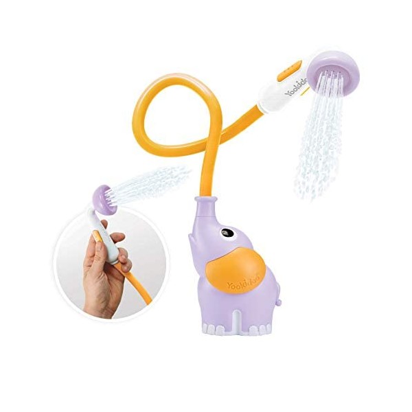 Yookidoo Elephant_shower Baby Shower Elephant Purple