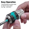 Bestwork 3pcs Adjustable Tap Socket Set, 3/8" Drive Tap Handle