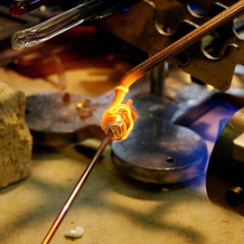 Venetiaurum - Charm-Anhänger aus Original-Muranoglas und Silber 925 - Schmuck "Made in Italy“ zertifiziert