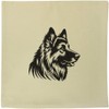 Azeeda 40cm x 40cm 'German Shepherd Dog Side-View' Canvas Cushion