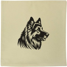 Azeeda 40cm x 40cm 'German Shepherd Dog Side-View' Canvas Cushion Cover (CV00037334)
