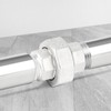 TAISHER 2PCS 304 Stainless Steel Union，1/2" NPT Male x 1/2"