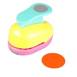 Circle Punch 1.18 inch Craft Lever Punch Circle Shape Lever Punch Handmade Paper Punch Candy Color by Random 1.18 inch（30mm） Circle Punch