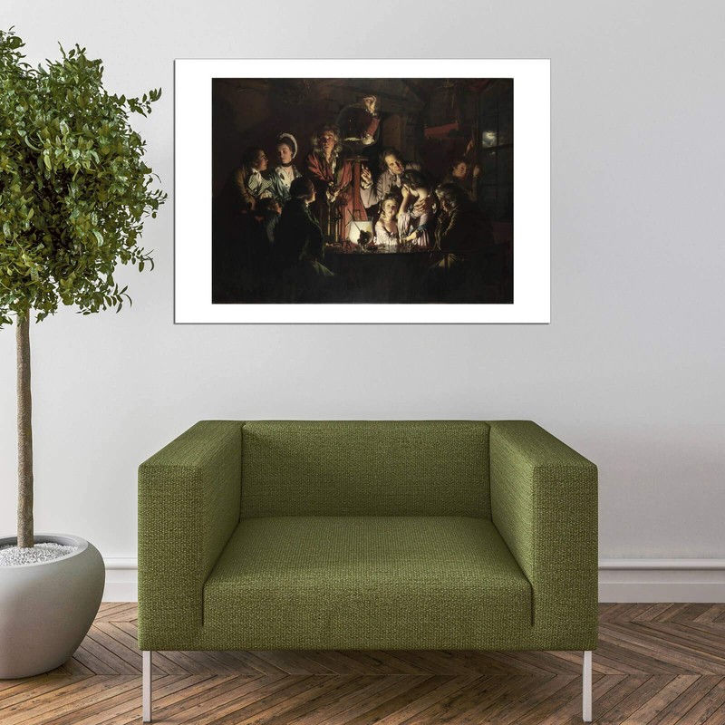 Spiffing Prints Joseph Wright - An Experiment on a Bird