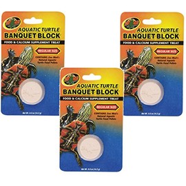 (3 Pack) Zoo Med Aquatic Turtle Banquet Blocks