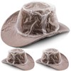 Cowboy Hat Cover, Plastic Cowboy Hat Rain Covers Waterproof Hat