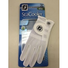 FootJoy StaCooler Original Style Golf Gloves for Women Left/Right Hand White NEW - Large, Left (Right hand Golfer)