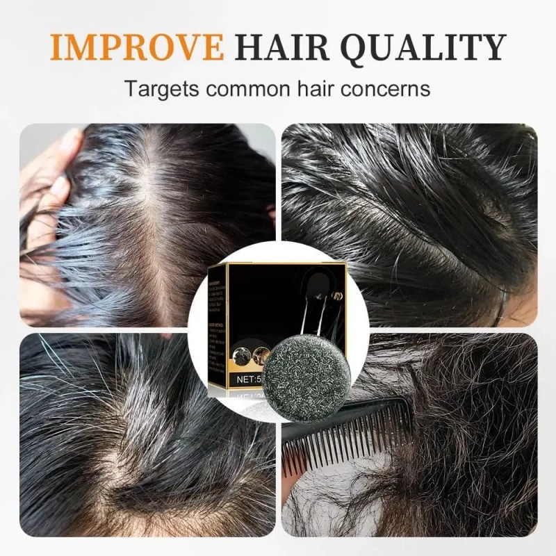 Champú Para Revertir Las Canas - Jabón Negro Especial