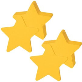Cobalt Planet Paper Star Cards, Set of 200, 3.9 x 3.9 inches (10 x 10 cm), Yellow, Crafts, Teaching Supplies, Tanabata, Summer Festivals, Halloween, Christmas, Birthday, Parties, School, Nursery