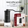 Manual Coffee Grinder – Stainless/Ceramic Burr 25 g, 8-Level Hand