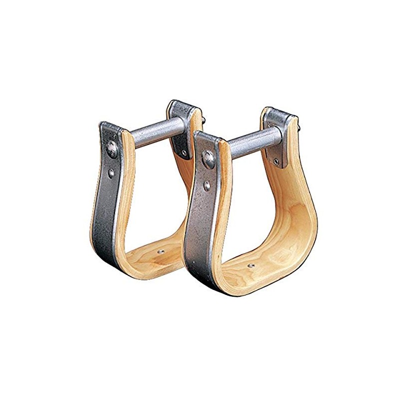 Weaver Leather Child-Sized Wooden Stirrups, 4.5 Width, 2.5 Neck