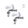 Horizontal Coupling One-Stop SJ-Washing Machine Water Tap for hot water (red)