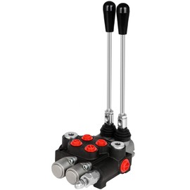 Hydraulic Control Valve 1 Spool 11 GPM G Ports Adjustable Relief Lever Handle Double Acting Parallel Center Tractor Loader W/Joystick Small Tractors/Tanks Loaders Log Splitters 3600 PSI