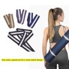 Yoga Mat Strap For Carrying & 2pcs Hook And Loop