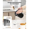 Small Kettle Electric, 0.8L Double Wall Portable Travel Kettle with