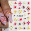 Flower Nail Stickers for Nail Art Hawaiian Flowers Nail Decals