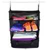 Travel Luggage Organizer Portable Travel Shelves Bag 3-Shelf Suitcase Cube