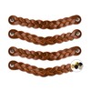 Brute Strength - Leather Drawer Pulls - Braided - Cognac