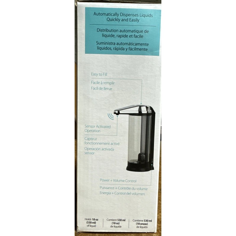 Better Living Touchless Clear Chamber Hands Free Soap Dispenser Better