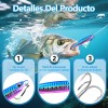 4 Jigs 60g Señuelos Cebo Pesca Lance Largo Láser Mar