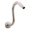 Westbrass 1/2" IPS x 8" S-Shaped Shower Arm and Flange,
