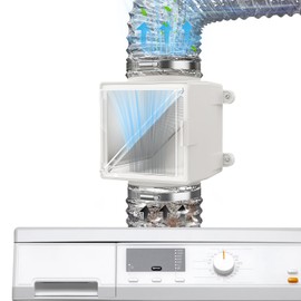 Indoor Dryer Vent with Lint Catcher Filter