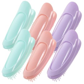 OATIPHO 6pcs Hair Volumizing Clips No Crease Hair Root Curlers for Women Lightweight Styling Tool for Creating Volume Bangs Mixed Colors