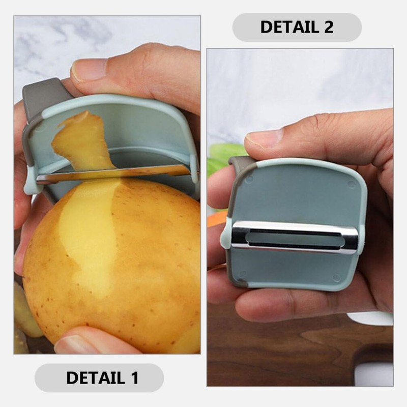 Kichvoe Vegetable Peeler Ergonomic Thumb Peeler for Effortless Fruit and