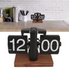 Digital Flip Down Clock Retro Automatic Turning Battery Operated Mechanical