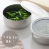 Shimomura Planning 42500 Storage Containers, Set of 2, Round, 3.9