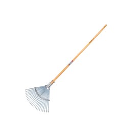 IDEALSPATEN - Made in Germany Since 1899 - Wolfsburg Leaf Rake Professional Heavy Duty Adjustable Leaf Rake 3.5lb - 66in (Wolfburg)#IS440