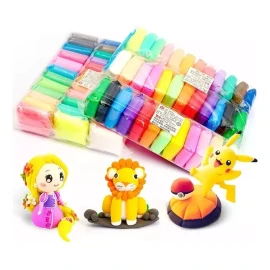 RIVERSOFY Foamy Moldeable 96 Piezas Diferentes Colores, Plastilina