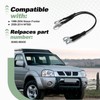 Quctaki 2 PCS Tailgate Lift Support Cable Set Driver and