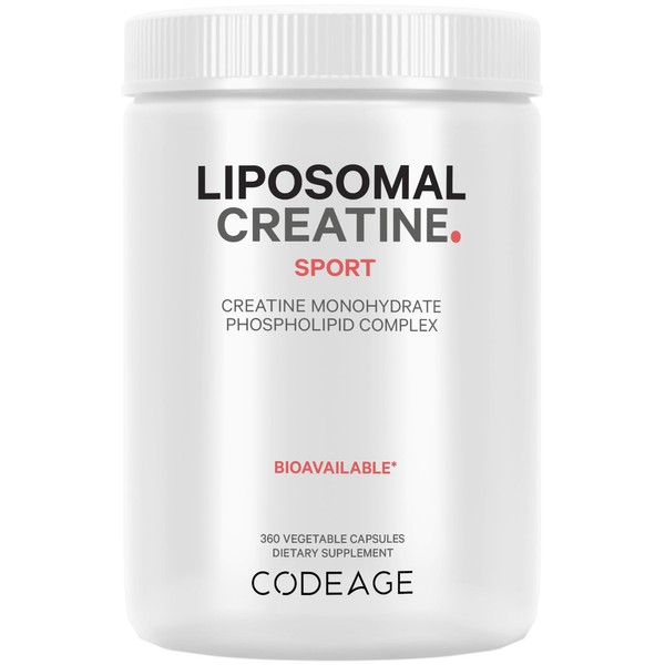 Codeage Codeage Liposomal Creatine Monohydrate Supplement, Pure Creatine 3000mg -
