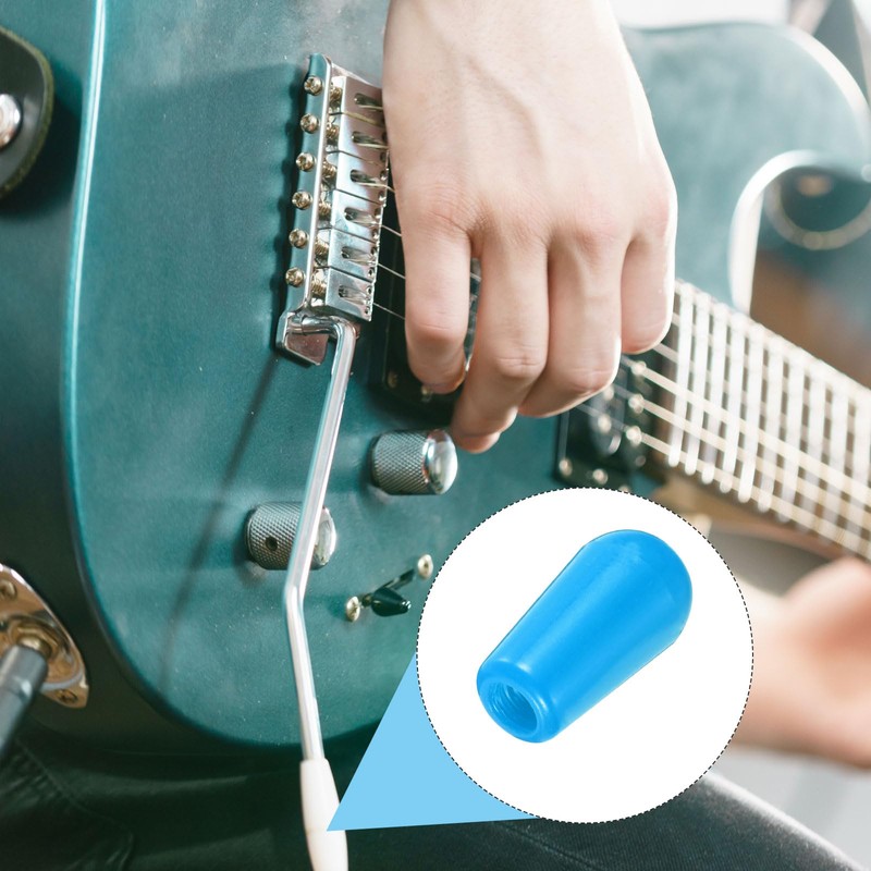 MECCANIXITY 2Pcs Guitar 3 Way Pickup Switch Tip M3.5 Plastic