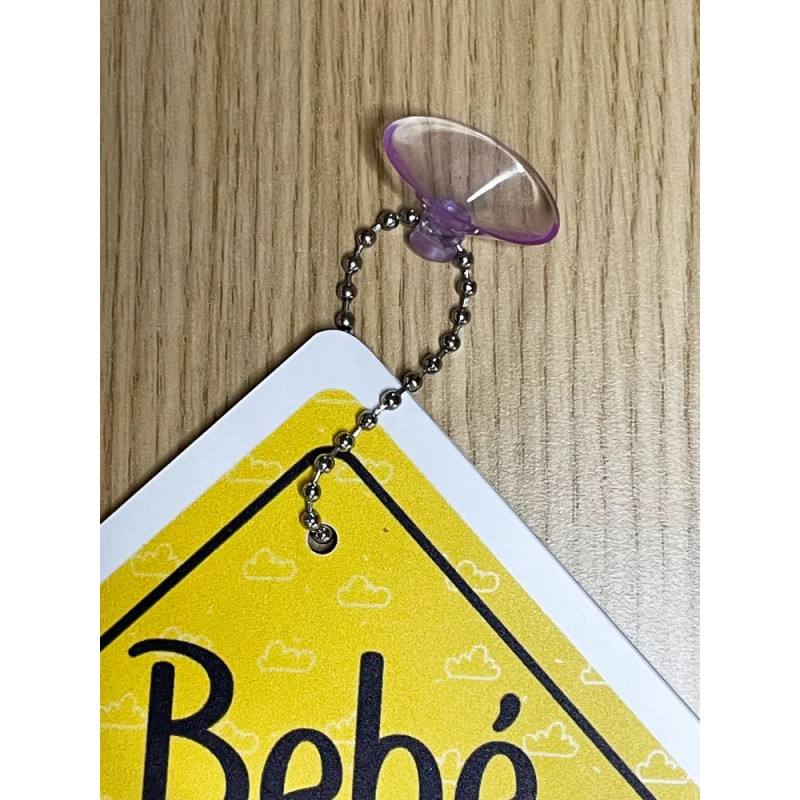 Señalización Letrero Bebé A Bordo Con Chupón Para Auto