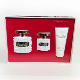 Oscar Bella Blanca 3pc Gift For Women 3.4 + 1oz Edp Spray + 3.4oz Body Lotion