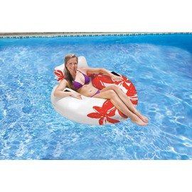 Poolmaster Dreamy Days Swimming Pool Float Pool Lounge, Red