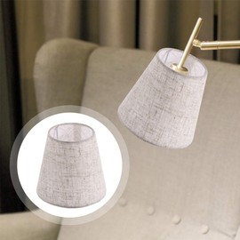 Minkissy 2pcs Fabric Lampshade Small Lamp Shades for Floor Lamps Shade Fabric Lamp Shade Drum Light Cloth Lamp Shade Covers Line Lampshade Small Table Lamp Mini