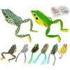 Hollow Body Frog Lures kit Swimbaits for Bass Freshwater Fishing