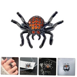Baluue 5pcs Sturdy Spider Open Ring Easy to Care for Fashion Spider Jewelry for Women Men