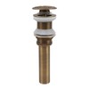 Bathroom Kitchen Sink Drain All Copper Pop Up Sink Drain