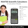 Scientific Calculator for Students, ROATEE 2 Line Display Scientific Calculator