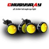 CHUSYYRAY 4 Amber LED Light Grille Lighting Kit Universal For