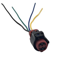 Vacuum Pump Pigtail 645-740, Compatible with Select Ford, Lincoln, and Mercury Models; 4 Wire Connector for Fuel Pump O2 Sensor 645-708 Replacement for Lincoln, Mazda, and Mercury